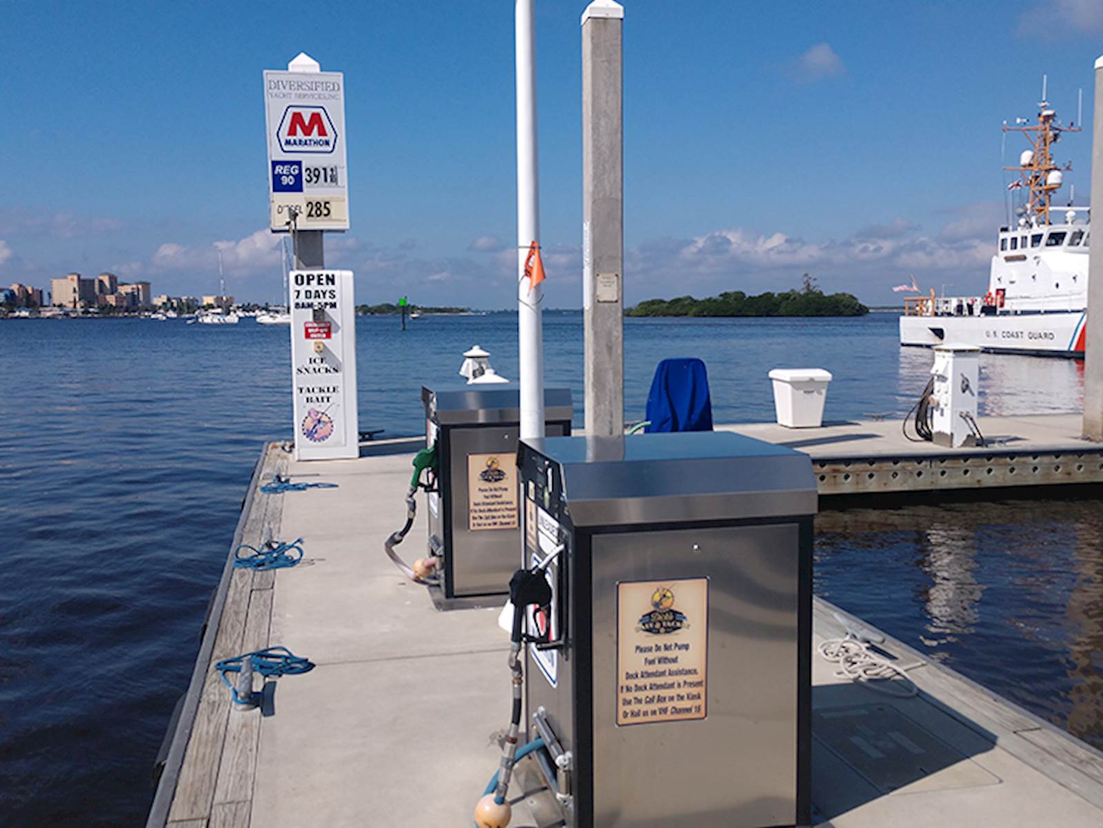 yacht basin fuel dock